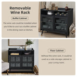Elecwish Buffet Cabinet with Storage KA001, view 5