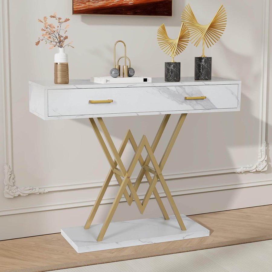 Elecwish Console Table with Drawer IF037