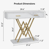 Elecwish Console Table with Drawer IF037, view 2