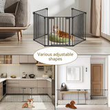 Elecwish Foldable Dog Gate 35"-149" Extra-Wide Playpen for Stairs 5 Panels PA749, view 5