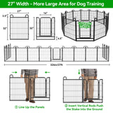 Elecwish Dog Playpen Outdoor Extra Wide 12 Panels Heavy Duty Dog Fence, view 4