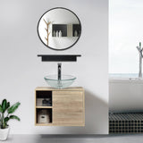 Elecwish Natural Wall Mounted Cabinet Sink Combo US-BV1004, view 3
