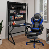 Elecwish RGB LED Gaming Desk With Pegboard X-001 [Deal Price $99], view 2