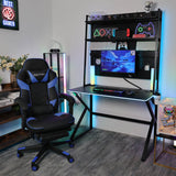 Elecwish RGB LED Gaming Desk With Pegboard X-001 [Deal Price $99], view 3