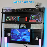 Elecwish RGB LED Gaming Desk With Pegboard X-001 [Deal Price $99], view 6