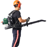 ELECWISH OSAKAPRO 52CC Gas Backpack Leaf Blower, 2.0 HP with Extension Tube - Green, view 2