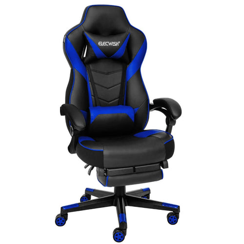 Elecwish Gaming Chair With Footrest OC087