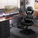 Elecwish Gaming Chair With Footrest OC087, view 3