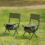 Elecwish 2-piece Folding Outdoor Chair with Storage Bag, Portable Chair Green, view 3