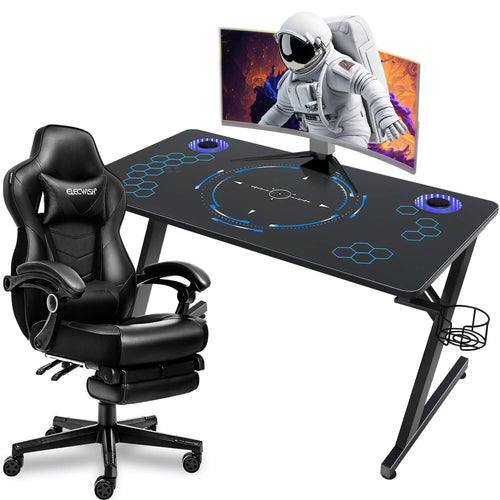 Elecwish Gaming Desk Chairs Set-S001