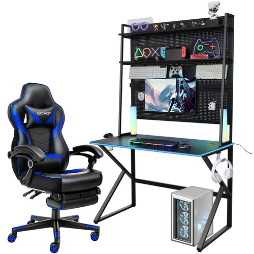 Elecwish Gaming Desk Chairs Set-X001