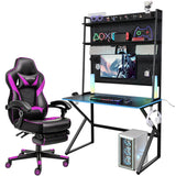 Elecwish Gaming Desk Chairs Set-X001, view 3