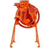 ELECWISH Heavy Duty Manual Corn Sheller with Wooden Handle - Cast Iron, Orange, view 2