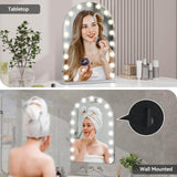 Elecwish Hollywood Vanity Mirror with Lights 17 Bulbs BA061, view 6