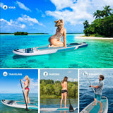 Elecwish Inflatable Paddle Board with Seat 11' x 32'' x 6" OD004, view 6