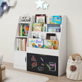 Elecwish Kids Bookshelf and Toy Storage Organizer with Blackboard BB011, view 4