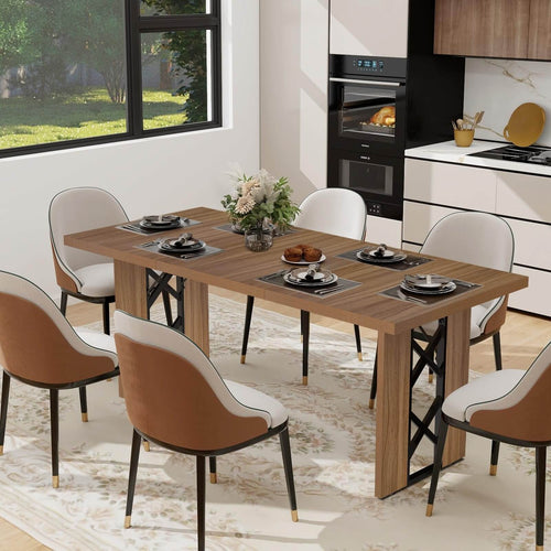 Elecwish Large Industrial Dinner Table IF052