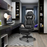 Elecwish Massage Gaming Chair with Footrest OC112, view 3