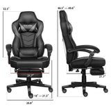 Elecwish Massage Gaming Chair with Footrest OC112, view 4