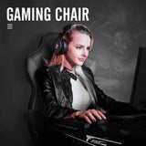 Elecwish Massage Gaming Chair with Footrest OC112, view 5