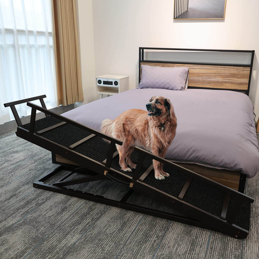 Elecwish Portable Wooden Pet Ramp 64 Inch PA903