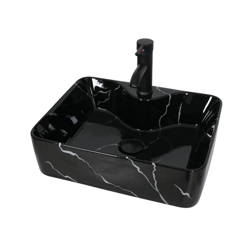 Elecwish Rectangular Ceramic Vessel Sink BA037