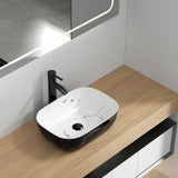 Elecwish Rectangular Ceramic Vessel Sink BA038, view 2