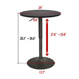 Elecwish 24 Inches Round Bar Table OW1005, view 5