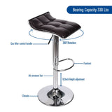 Elecwish Set of 2 Bar Stools OW006, view 4