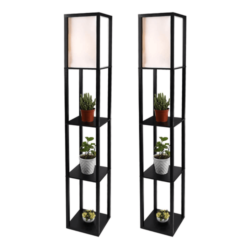 Elecwish Shelf Floor Lamp Without Led Bulbs LA003