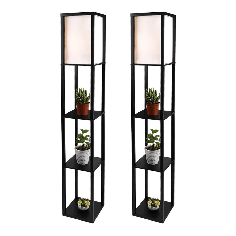 Elecwish Shelf Floor Lamp Without Led Bulbs LA003