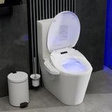 Elecwish Smart Heated Toilet Seat for Short V-Shaped Toilets – Bidet Warm Water Wash, Self-Cleaning Nozzle, Warm Air Dryer, Deodorizer, Soft-Close Lid, LED Night Light & Touch Panel, Easy Install AS041, view 4