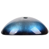 Elecwish Stylish Oval Glass Basin Ocean-Blue & Silver Green GB0005, view 6
