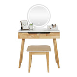 Elecwish Adjustable LED Touch Screen Vanity Table HW1083, view 2
