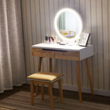 Elecwish Adjustable LED Touch Screen Vanity Table HW1083, view 3