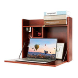 Elecwish Foldable Storage Shelf Wall-Mounted Desk HW1138, view 3