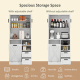Elecwish White Kitchen Pantry Storage Cabinet IF085/IF092, view 2