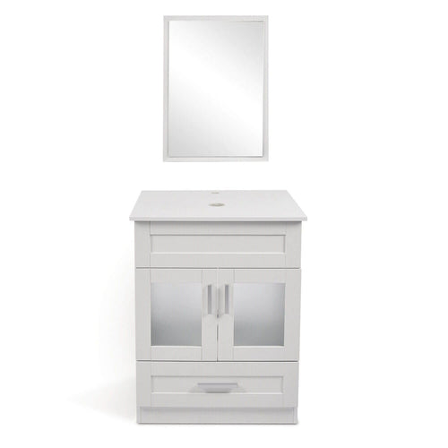 Elecwish 24" Wood Bathroom Vanity BA1001