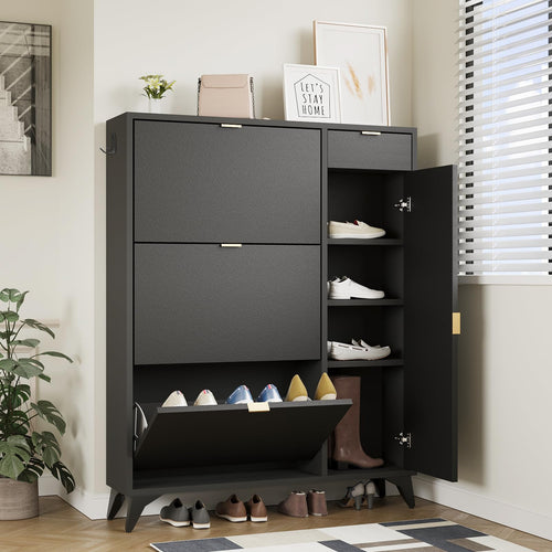 Elecwish Shoe Storage Cabinet Slim with Door IF004
