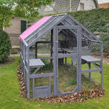 Elecwish Wooden Catio Cat Enclosure PF014, view 2
