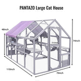 Elecwish Wooden Catio Cat Enclosure PF014, view 3