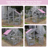 Elecwish Wooden Catio Cat Enclosure PF014, view 6
