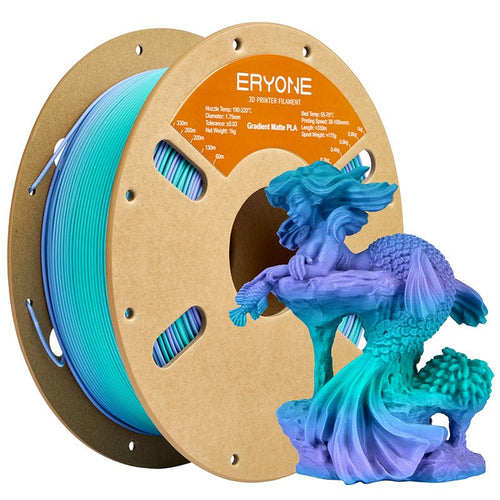 Eryone (Bundle Sale)PLA Matte Gradient Dual-Color Filament  ，1kg  (MOQ:10 Rolls,Mixable )