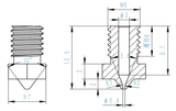 Eryone NOZZLE(10pcs)——Thinker-SE/ER20, view 3