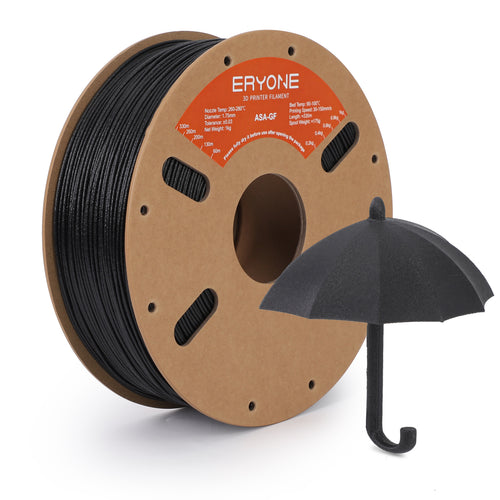 Eryone 3D Printer Filament, ASA Fiberglass Filament - 1.75mm±0.03mm (1kg)