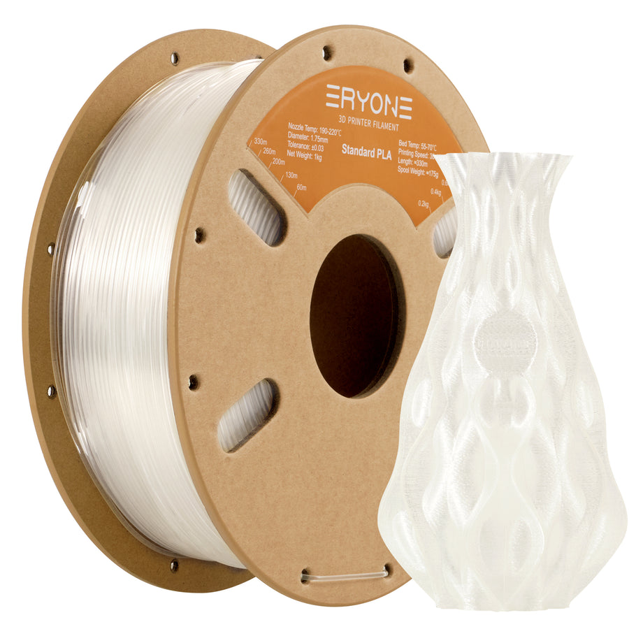Eryone 3D Printer Filament, PLA Filament - 1.75mm±0.03mm (1kg),Skin & Chinese Red