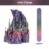 Eryone 3D Printer Filament, PLA Lagoon Rainbow Filament - 1.75mm±0.03mm (1kg), view 2