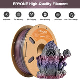 Eryone 3D Printer Filament, PLA Lagoon Rainbow Filament - 1.75mm±0.03mm (1kg), view 4