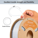 Eryone 3D Printer Filament, PLA Marble Filament - 1.75mm±0.03mm (1kg), view 3