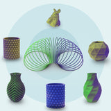 Eryone 3D Printer Filament, PLA Matte Dual-Color Filament,1.75mm±0.03mm(250g),Total 4 Rolls, view 3